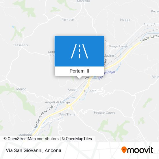 Mappa Via San Giovanni