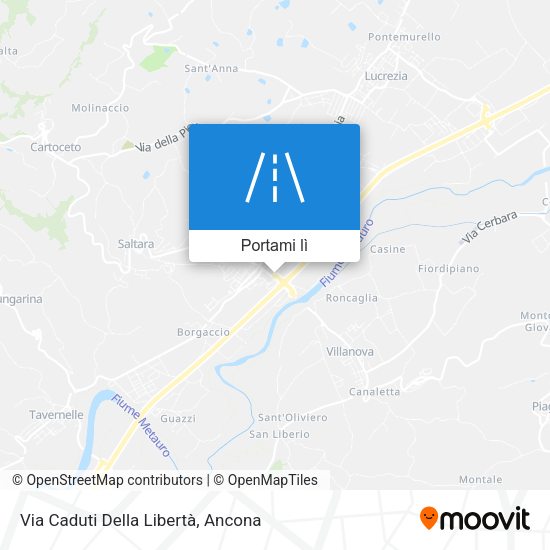 Mappa Via Caduti Della Libertà