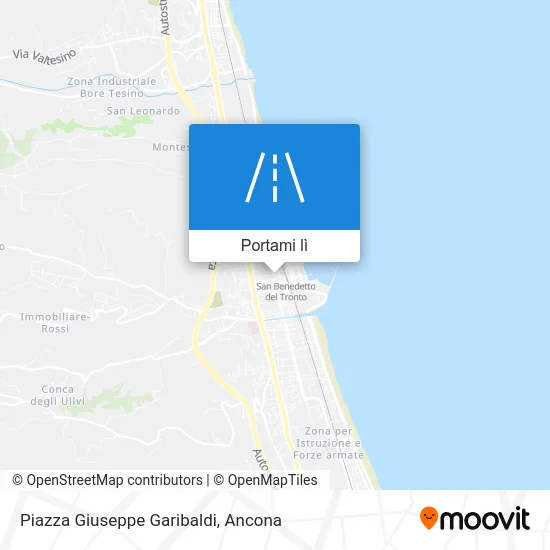 Mappa Piazza Giuseppe Garibaldi