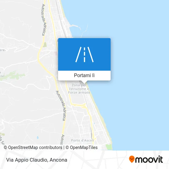 Mappa Via Appio Claudio