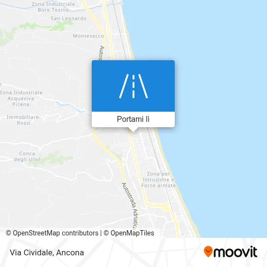 Mappa Via Cividale
