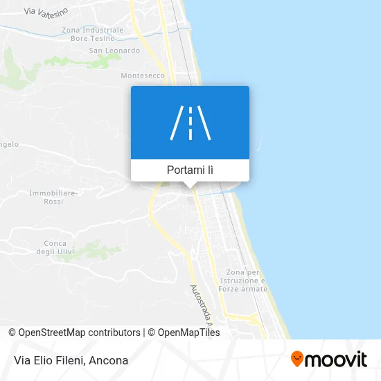 Mappa Via Elio Fileni