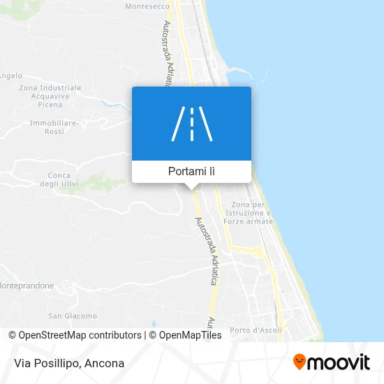Mappa Via Posillipo