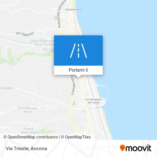 Mappa Via Trieste