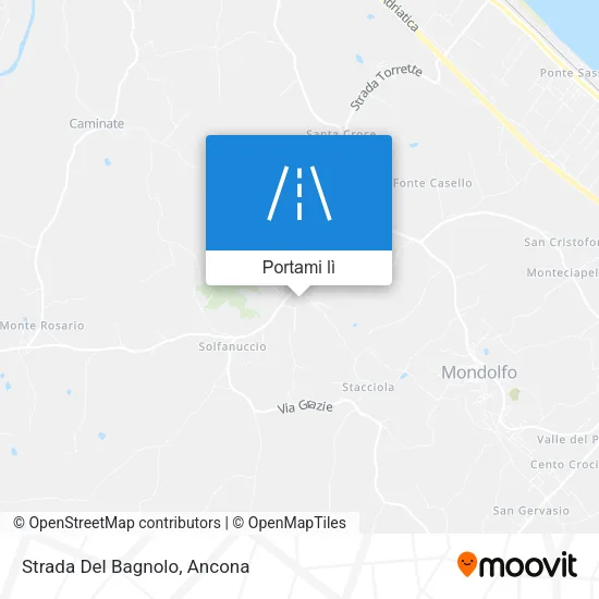 Mappa Strada Del Bagnolo