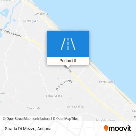 Mappa Strada Di Mezzo