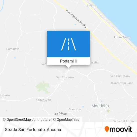 Mappa Strada San Fortunato