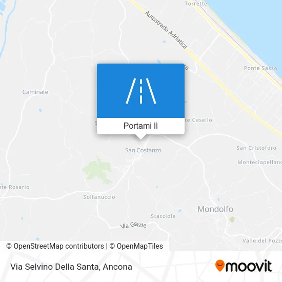 Mappa Via Selvino Della Santa