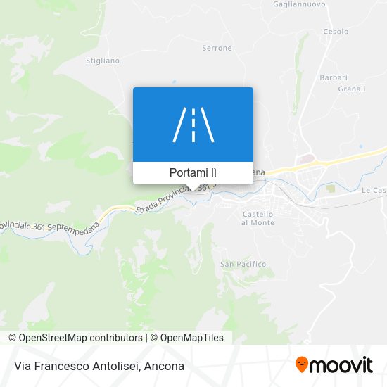 Mappa Via Francesco Antolisei