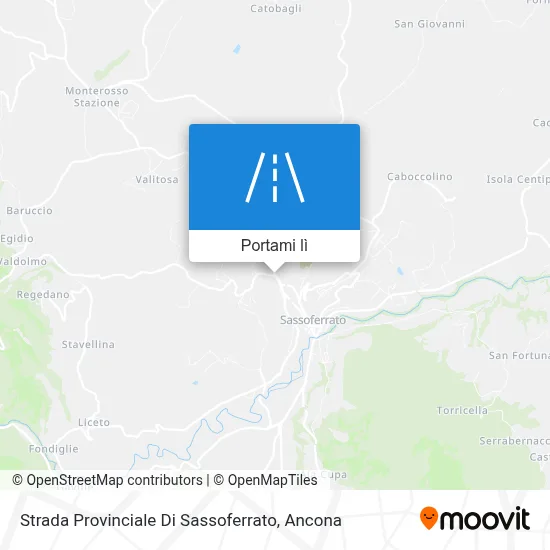 Mappa Strada Provinciale Di Sassoferrato