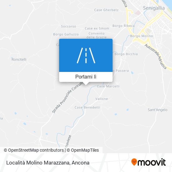 Mappa Località Molino Marazzana