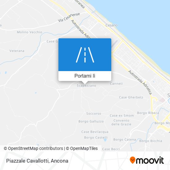 Mappa Piazzale Cavallotti