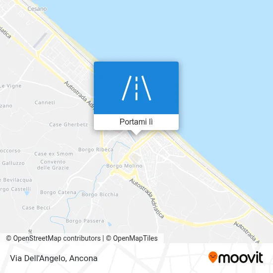 Mappa Via Dell'Angelo