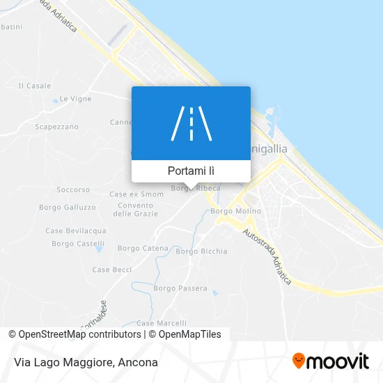 Mappa Via Lago Maggiore