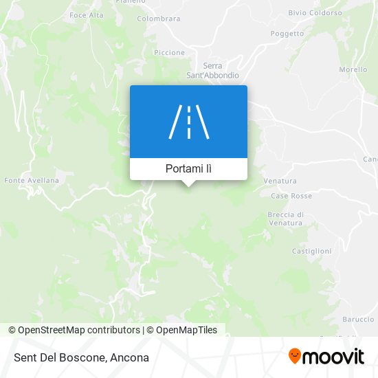 Mappa Sent Del Boscone