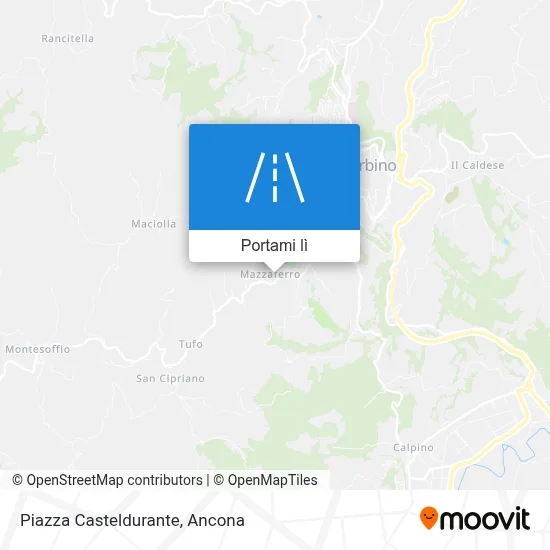 Mappa Piazza Casteldurante