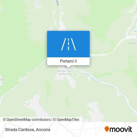 Mappa Strada Cardosa