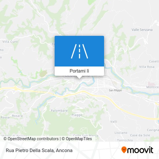 Mappa Rua Pietro Della Scala