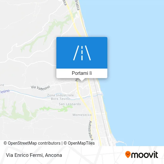 Mappa Via Enrico Fermi