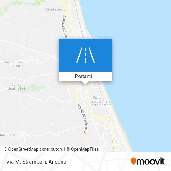 Mappa Via M. Strampelli