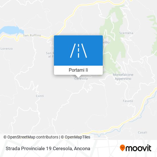 Mappa Strada Provinciale 19 Ceresola