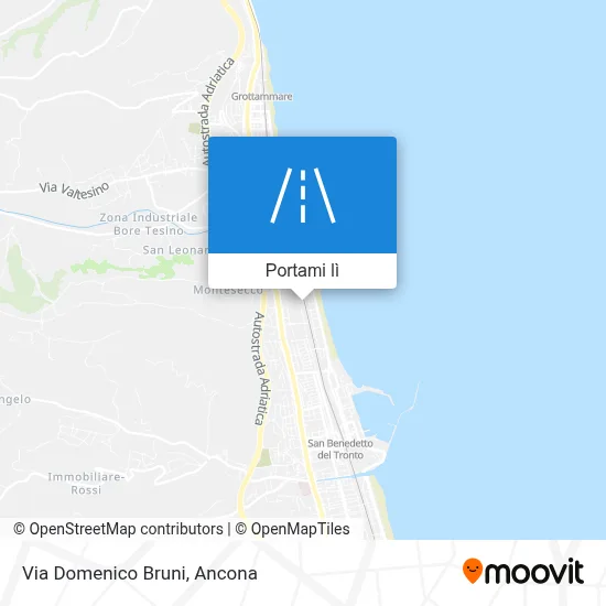 Mappa Via Domenico Bruni