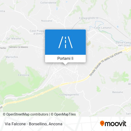 Mappa Via Falcone - Borsellino