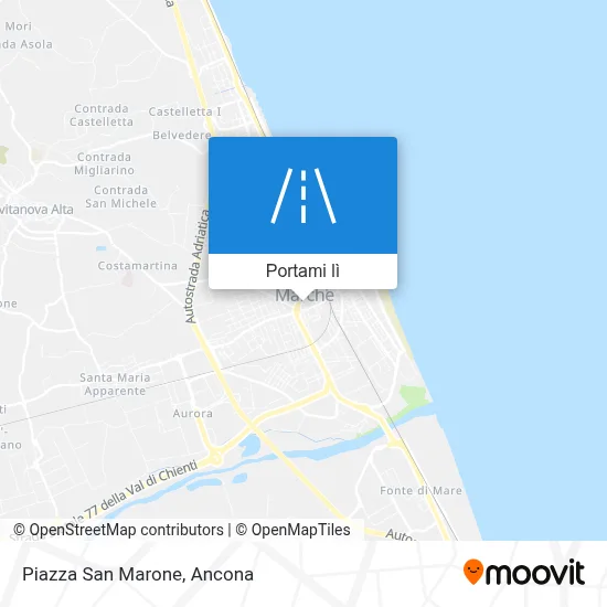 Mappa Piazza San Marone