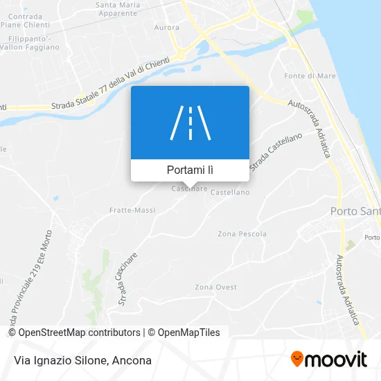 Mappa Via Ignazio Silone