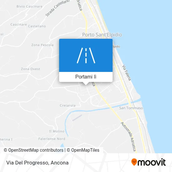 Mappa Via Del Progresso