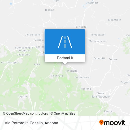 Mappa Via Petrara In Casella