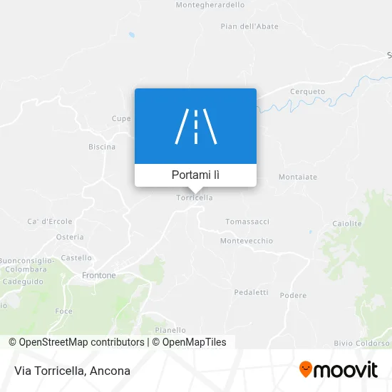 Mappa Via Torricella