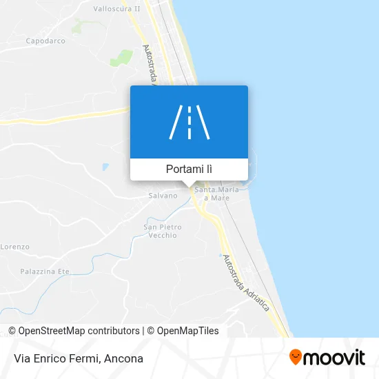 Mappa Via Enrico Fermi