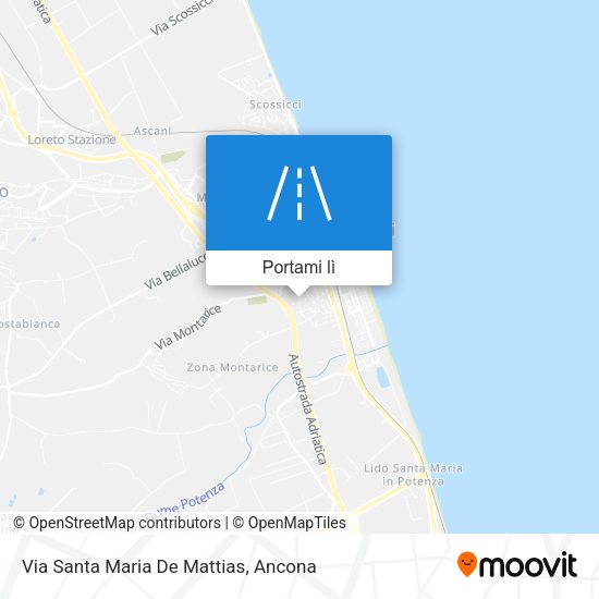 Mappa Via Santa Maria De Mattias