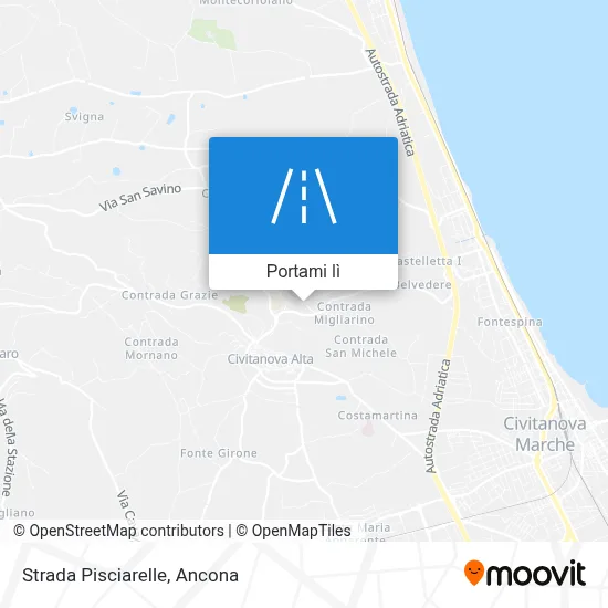 Mappa Strada Pisciarelle