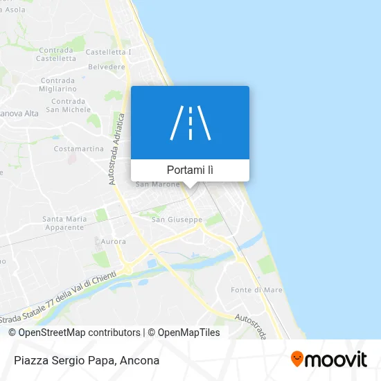 Mappa Piazza Sergio Papa