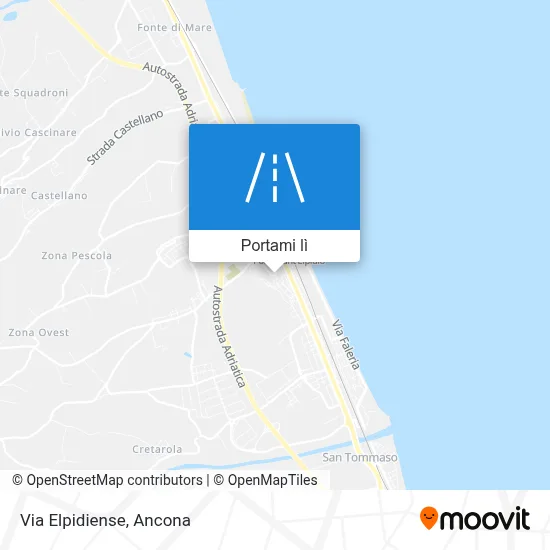 Mappa Via Elpidiense