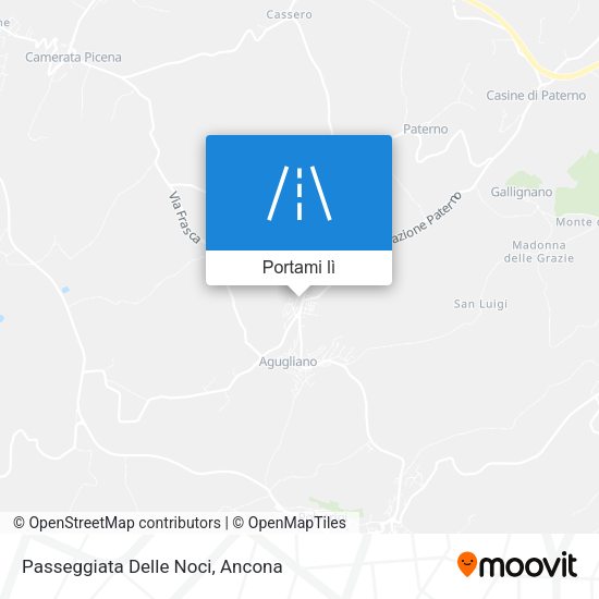 Mappa Passeggiata Delle Noci