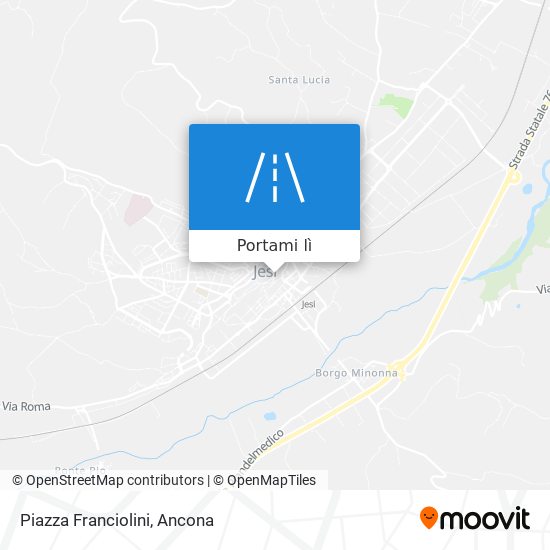 Mappa Piazza Franciolini