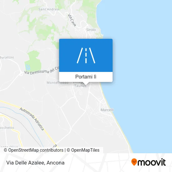 Mappa Via Delle Azalee