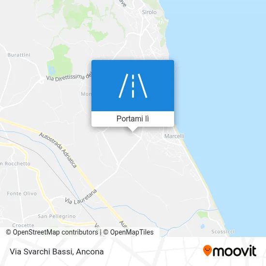 Mappa Via Svarchi Bassi