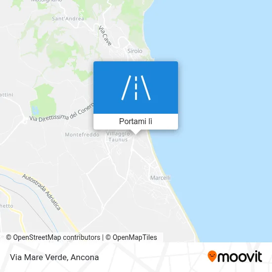 Mappa Via Mare Verde