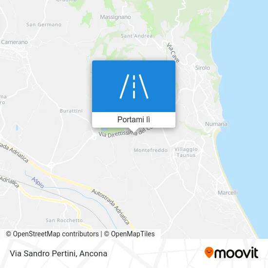 Mappa Via Sandro Pertini