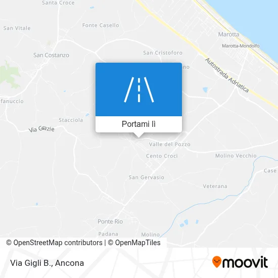 Mappa Via Gigli B.