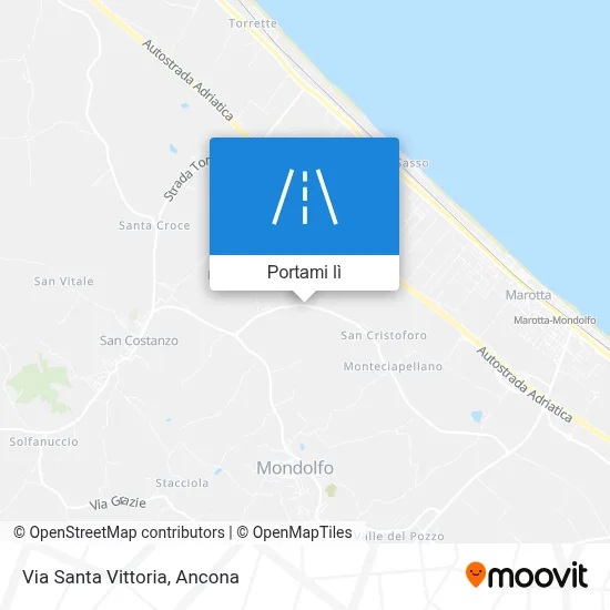 Mappa Via Santa Vittoria