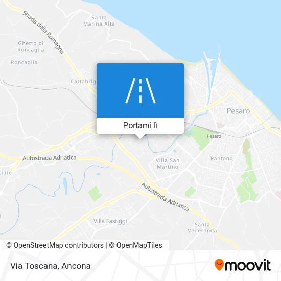 Mappa Via Toscana