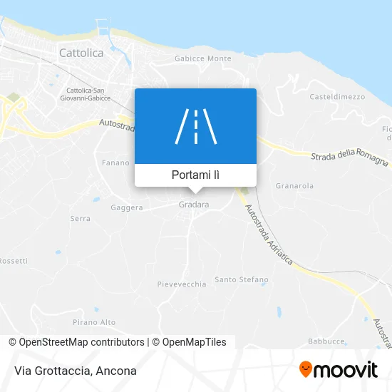 Mappa Via Grottaccia
