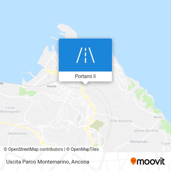 Mappa Uscita Parco Montemarino