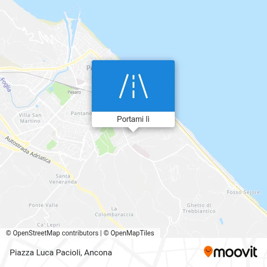 Mappa Piazza Luca Pacioli