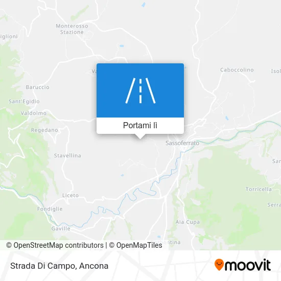Mappa Strada Di Campo